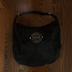 Tory Burch Black Leather Shoulder Bag with dust bag